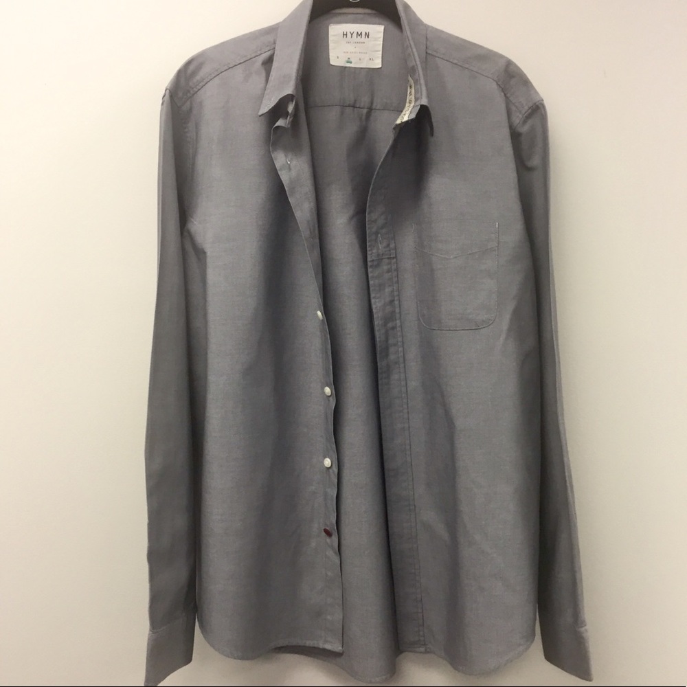Hymn Button Down Shirt EUC - Picture 3 of 6